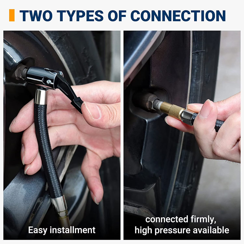 Car Tire Inflator 100 PSI, Electric Tire Compressor, Inflatables Air Car Pump