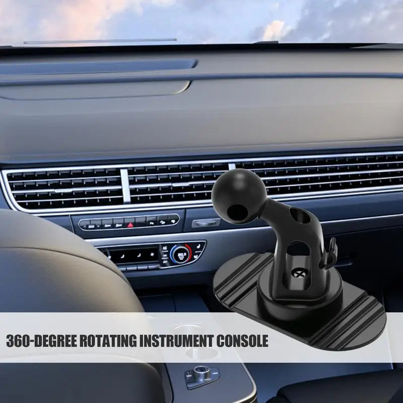 Phone Holder for Car Dashboard Ball Head Phone Stand Car Phone Stand Clip Holder Mount Dash Base Shock Absorbing Anti-Slip Grip