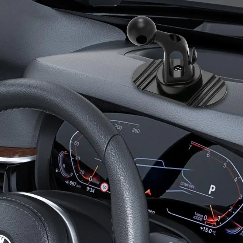 Phone Holder for Car Dashboard Ball Head Phone Stand Car Phone Stand Clip Holder Mount Dash Base Shock Absorbing Anti-Slip Grip